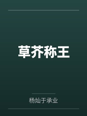 长街竟无土打一字谜封面